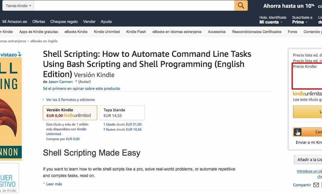 Linux, ebook gratis para Kindle: Shell Scripting